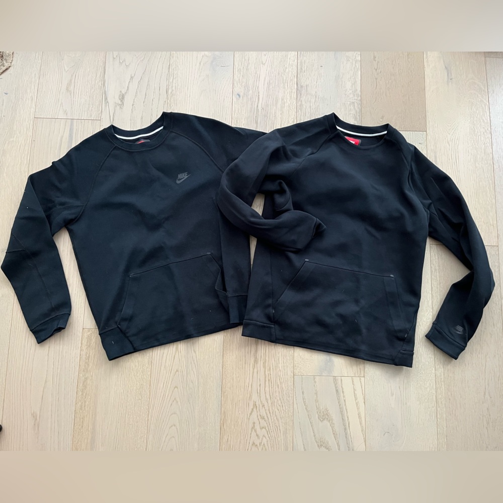 NIKE black 2 sweatshirts size small
